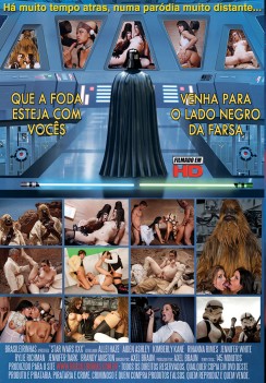 Filme pornô Star Wars XXX capa de Trás