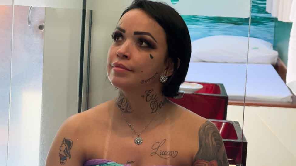 Primeiro bastidor de Lolla Martinelli para a Casa das Brasileirinhas.