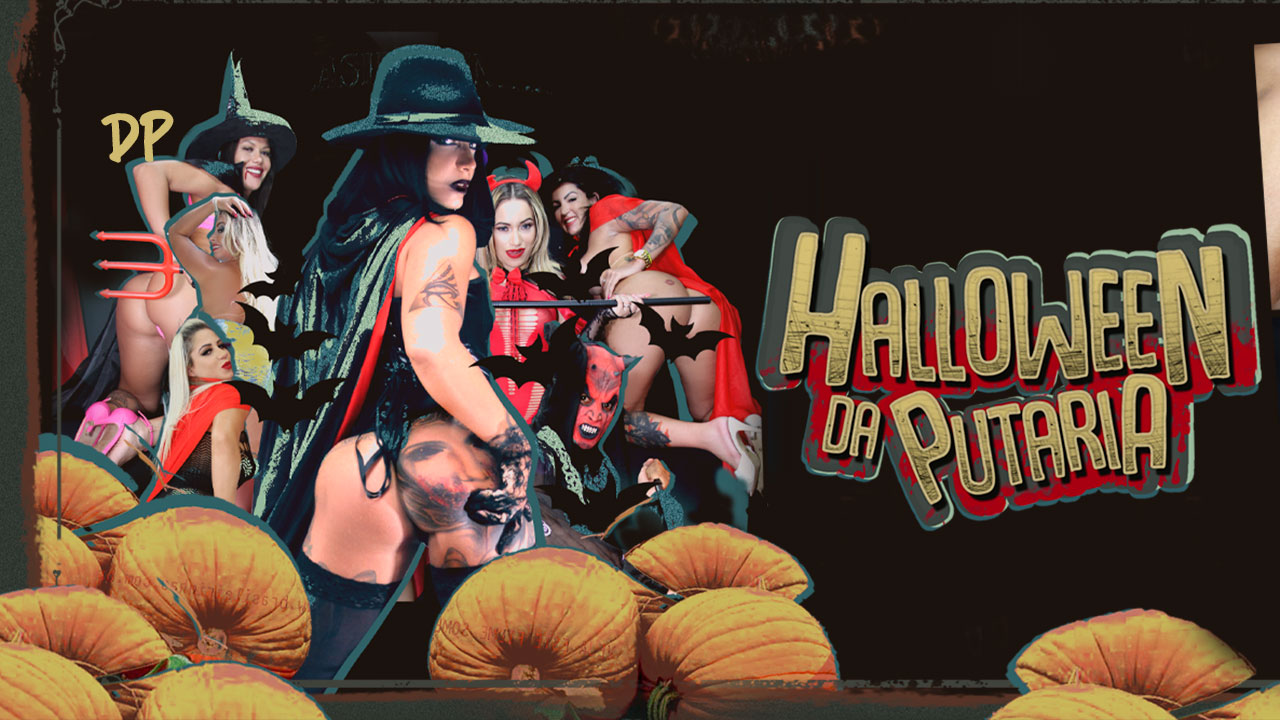 Halloween da Putaria Filme Pornô Brasileirinhas, Assista!