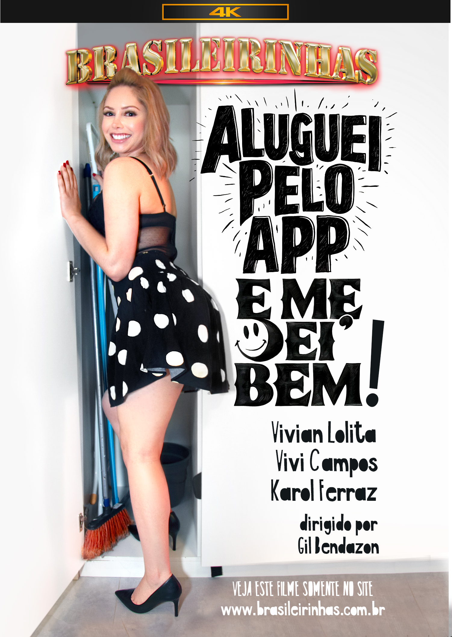 Capa frente do filme Aluguei pelo App e Me Dei Bem Capa frente do filme Aluguei pelo App e Me Dei Bem