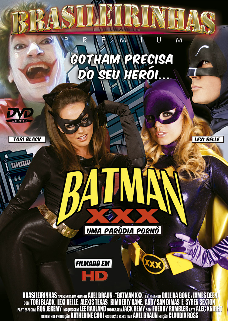 Capa frente do filme Batman XXX