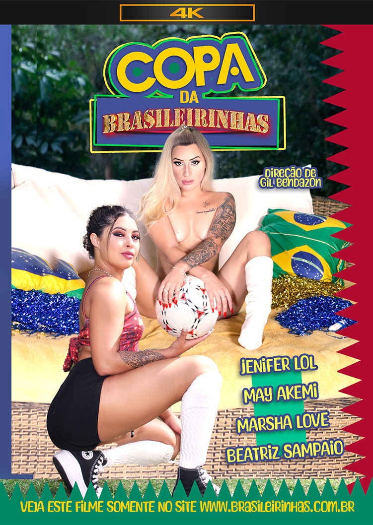 Capa frente do filme Copa da Brasileirinhas