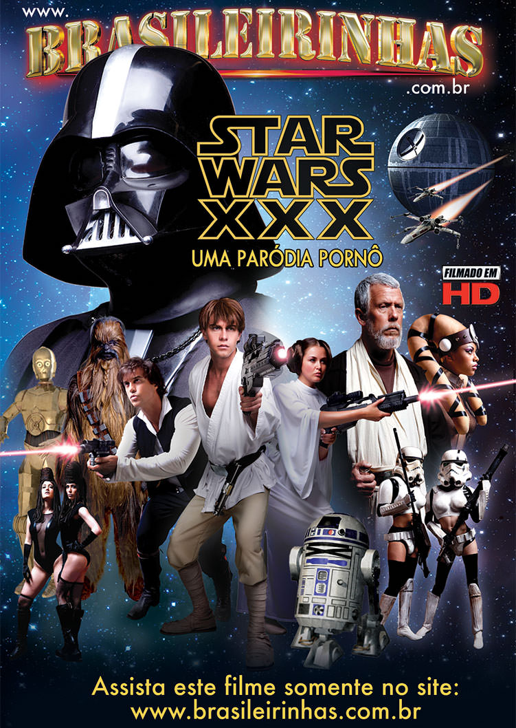 Capa frente do filme Star Wars XXX Capa frente do filme Star Wars XXX