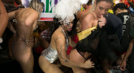 Pornstars orgy in the best Carnival
